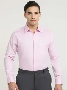 Raymond Pure Cotton Contemporary-Fit Semicutaway Formal Shirt