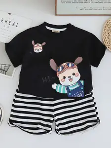 INCLUD Boys Printed T-shirt with Shorts