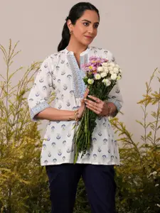 Libas Floral Printed Pleated Kurti