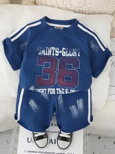 INCLUD Boys Printed T-shirt with Shorts