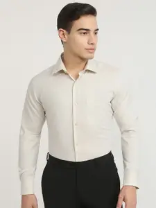 Raymond Pure Cotton  Contemporary Fit Cutaway Collar Formal Shirt