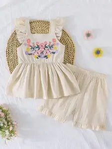 INCLUD Girls Top with Shorts