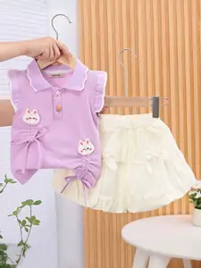 INCLUD Girls Top with Shorts