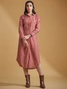 The Roadster Women  Geometric  Maxi Dress