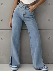 Aadvi Fashion Women Classic Relaxed Fit High-Rise Light Fade Stretchable Jeans