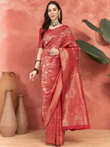SERONA FABRICS Woven Design Zari Kanjeevaram Saree