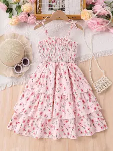 INCLUD Women Floral Print Fit & Flare Dress