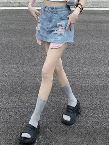 KPOP Women Regular Fit Cotton Shorts