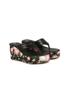 dbcooper Women Printed Wedge Heel Sandals