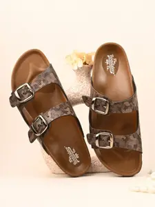 The Roadster Lifestyle Co Women Printed Open Toe Flats