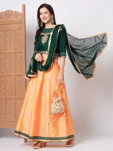 Kiana House Of Fashion Embroidered Ready to Wear Lehenga & Blouse With Dupatta