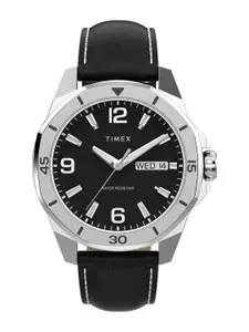 Timex Men Brass Dial & Stainless Steel Straps Analogue Watch