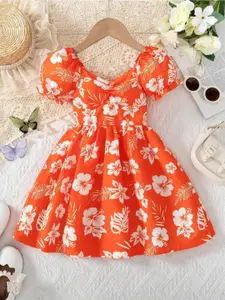 BAESD Girl Print A-Line Dress