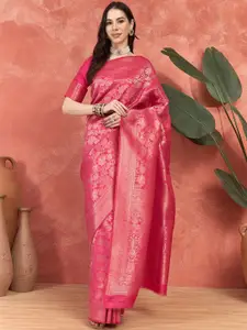 SERONA FABRICS Woven Design Zari Kanjeevaram Saree