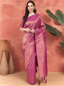 SERONA FABRICS Woven Design Zari Kanjeevaram Saree