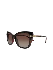 Azzaro Women Cateye Sunglasses with Polarised Lens AZ60044 C171