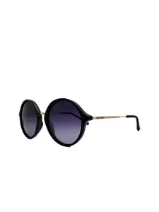 Azzaro Women Round Sunglasses with Polarised Lens AZ60034 C021