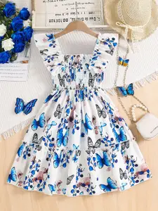 INCLUD Girls  Print Fit & Flare Dress