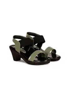 BIG BIRD FOOTWEAR Colourblocked Kitten Sandals