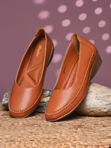 Bata Women Stylish & Comfortable Wedge Heel Slip On Ballerinas