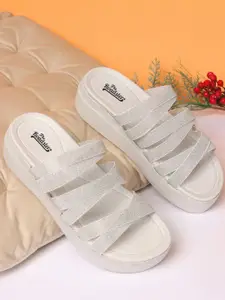 The Roadster Lifestyle Co.Women Open Toe Slip-on Comfort Heels