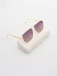 PELLE LUXUR Women Oversized Sunglasses with UV Protected Lens PL25GS413