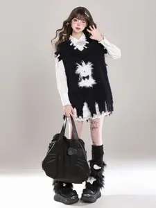KPOP Women Graphic Printed Sleeveless Pullover