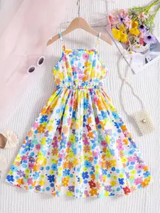 INCLUD Kids Girls 1 Floral Print Fit & Flare Dress