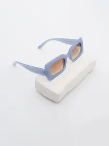 PELLE LUXUR Women Rectangle Sunglasses with UV Protected Lens PL25GS36