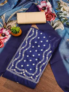 Peachmode Embroidered Unstitched Dress Material