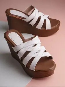 Froh Feet Women Open Toe Wedge Heel Sandals