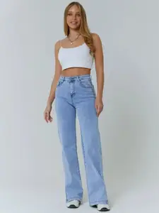 Aadvi Fashion Women Classic Relaxed Fit High-Rise Stretchable Jeans