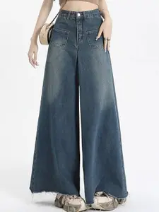 Outzidr Women Blue Patch Pocket Ultra Flare