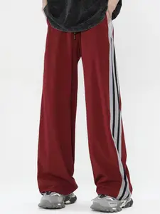 The Roadster Lifestyle Co Women Striped Track Pants