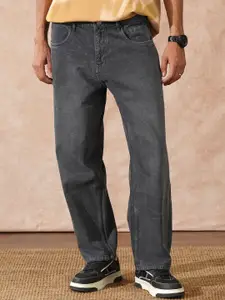 WROGN Men Comfort Wide Leg Cotton Jeans