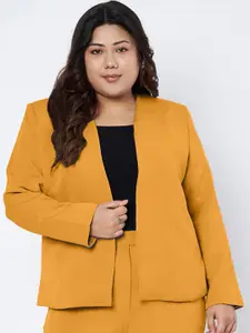 BRINNS Plus Size Open Front Blazer