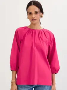 FEMMELLA Women Solid A-Line Top