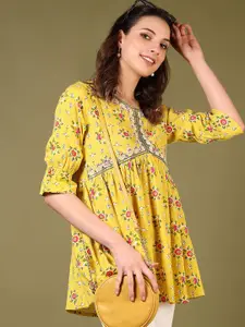 V-Mart Women Floral Printed Kurti