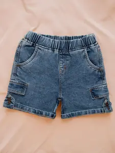 Purple United Kids Boys Denim Shorts