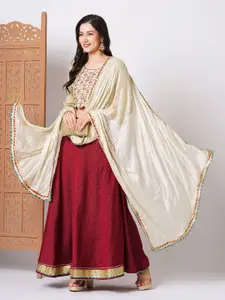 Kiana House Of Fashion Embroidered Ready to Wear Lehenga & Blouse With Dupatta