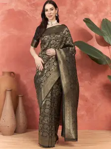 SERONA FABRICS Woven Design Kanjeevaram Saree