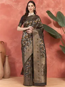 SERONA FABRICS Woven Design Kanjeevaram Saree