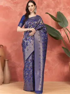 SERONA FABRICS Woven Design Zari Kanjeevaram Saree
