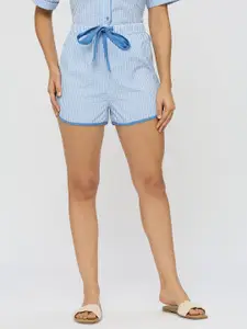 AMMARZO Women Checked Lounge Shorts