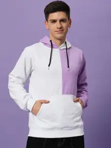 The Roadster Lifestyle Co Colourblocked Hooded Sweatshirt