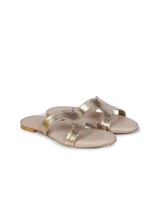 dbcooper Women Embellishd Open Toe Flats Slippers