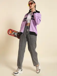 The Roadster Lifestyle Co. Women Cotton Colourblocked Anti Odour Sweatshirts