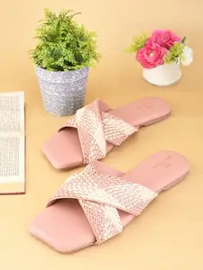 pelle albero Women Open Toe Flats