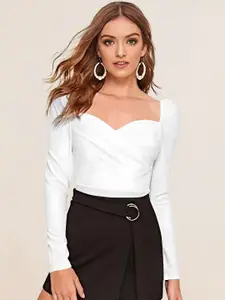 Dream Beauty Fashion Sweetheart Neck Puff Sleeve Top