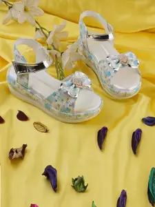 BAESD Girls Embellished Wedge Heel Sandals